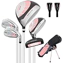 XDriveMax Junior Golf Club Set for Kids Ages 4-12, 5-6 Piece Right Hand Set with Stand Bag
