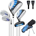XDriveMax Junior Golf Club Set for Kids Ages 4-12, 5-6 Piece Right Hand Set with Stand Bag