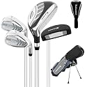 XDriveMax Junior Golf Club Set for Kids Ages 4-12, 5-6 Piece Right Hand Set with Stand Bag