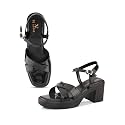 XE Looks Elegant Block Heel Sandals 