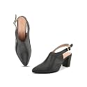 XE Looks Slingback Heels Pointed-Toe Design