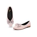 XE Looks Textured Flats with Mesh Bow