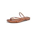 XE Looks Womens Metallic Strappy Flat Sandals