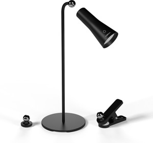 xech multifunctional table lamp with clamp  stick attachment  rechargeable battery table lamp