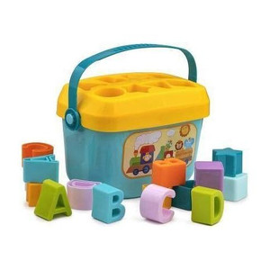 xelix babys first block 16 alphabet  blocks toys kids  baby girl-boy