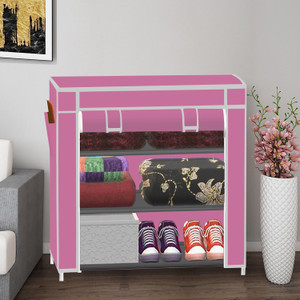 xenabo 3 layer 1 door pp collapsible wardrobe