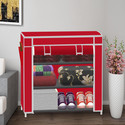 XENABO 3 Layer 1 Door PP Collapsible Wardrobe