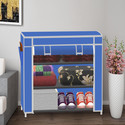 XENABO 3 Layer 1 Door PP Collapsible Wardrobe
