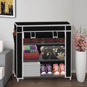 XENABO 3 Layer 1 Door PP Collapsible Wardrobe