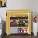 XENABO 3 Layer 1 Door PP Collapsible Wardrobe