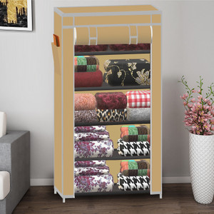 xenabo with unique color collapsible wardrobe 5 shelf pp collapsible wardrobe