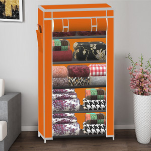 xenabo with unique color collapsible wardrobe 5 shelf pp collapsible wardrobe