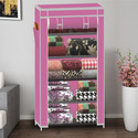 XENABO With Unique Color collapsible wardrobe 5 shelf PP Collapsible Wardrobe