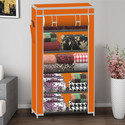 XENABO With Unique Color collapsible wardrobe 5 shelf PP Collapsible Wardrobe