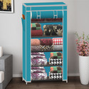 XENABO With Unique Color collapsible wardrobe 5 shelf PP Collapsible Wardrobe
