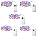 Xenith 30 LED Fairy String Lights 3 Meter Battery Powered Waterproof for Diwali Chirstmas New Year Festival Wedding Gifting Indoor Outdoor Decoration (Multicolor, Pack of 5)