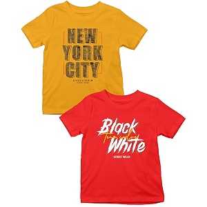 XENOVAURBAN Kids Tshirts Combo 2 Unisex