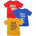 XENOVAURBAN Kids Tshirts Combo of 3 Unisex