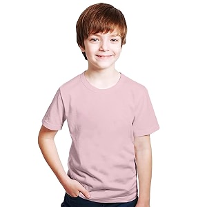 XENOVAURBAN Kids Unisex Solid Round Neck Cotton