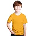 XENOVAURBAN Kids Unisex Solid Round Neck Cotton