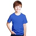 XENOVAURBAN Kids Unisex Solid Round Neck Cotton