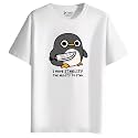 XENOVAURBAN Men39s Graphic Printed RN-Penguin Round Neck