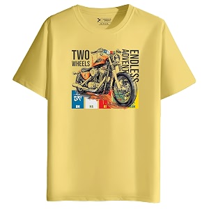 XENOVAURBAN Mens Regular Fit Biker Printed Round