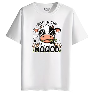 XENOVAURBAN Mens Regular Fit Printed Round Neck