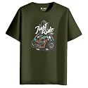 XENOVAURBAN Men39s Regular Fit Printed Round Neck