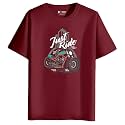 XENOVAURBAN Men39s Regular Fit Printed Round Neck