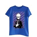 XENOVAURBAN Unisex Kids and Adults Printed Round Neck 100% Cotton Tshirt - RNM-JUJA2-RYL-2XL