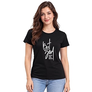 XENOVAURBAN Women Cotton Printed Regular Fit T-Shirt