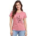 XENOVAURBAN Women Cotton Printed Regular Fit T-Shirt