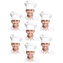 Xeoxarel Chef Hat for Men/Women, Baker Kitchen Cooking Cap
