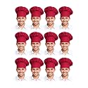 Xeoxarel Chef Hat for Men/Women, Baker Kitchen Cooking Cap