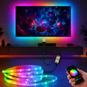 XERGY 4.5V RGB 60 LED Strip, App Control, USB, Music Sync, TV (2Mtr for 32-49 TV's) Light Strip