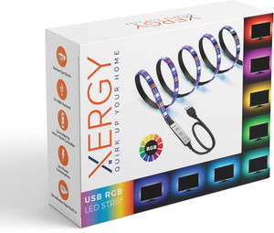 xergy 1 leds 2 m multicolor color changing strip rice lights