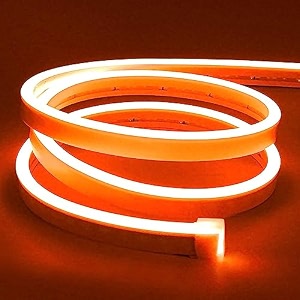 xergy led neon strip lights 165ft - waterproof indooroutdoor for home decoration amp custom sign - green 12v 2a power adapter included