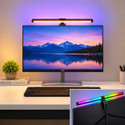 XERGY Monitor Light Bar, Front White, RGB Backlight, Dimmable Eye-Care Lamp 15.75 inch Flash