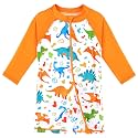 XFGIRLS Baby/Toddler Girls Swimsuit Long Sleeve One-Piece Bathing Suit Rash Guard