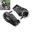 XFMT Lower Fairing Motorcycle Lower Vented Leg Fairing with 6.5" Speaker Pods Fit For Harley Davidson Touring Road King Street Glide Electra Glide 1983-2013, Vivid Black