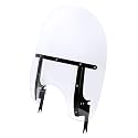 XFMT Motorcycle Windshield Quick Release Windscreen W/Black Bracket