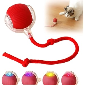 xfopz interactive cat ball toy 2024 new automatic moving dog cat balls premium smart self rolling cat ball kitty toys usb rechargeable cat enrichment toys for bored indoor cats dogs