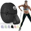 XFyt Beyond Boundaries: 30-70 Lbs Pull Up Resistance Bands for Heavy Workouts, Fitness, Gym &amp; Home Therapy Physio | Natural Rubber 6 feet Loop thera Band for Men &amp; Women (15-35Kgs, Black)