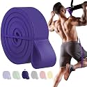 XFyt Beyond Boundaries: 40-90 Lbs Pull Up Resistance Bands for Very Heavy Strength Workouts &amp; Fitness Gym | Natural Rubber Loop Band for Men Training (20-45Kgs, Purple)