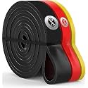XFyt Beyond Boundaries: 30-70 Lbs Pull Up Resistance Bands for Heavy Workouts, Fitness, Gym &amp; Home Therapy Physio | Natural Rubber 6 feet Loop thera Band for Men &amp; Women (15-35Kgs, Black)