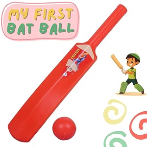 small kids plastic cricket bat multicolor