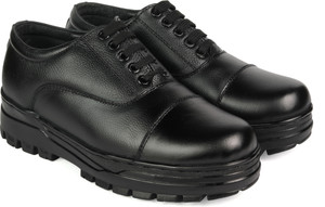 XHUGOY CUT SHOE IN BLACKTAN COLOUR SIZE