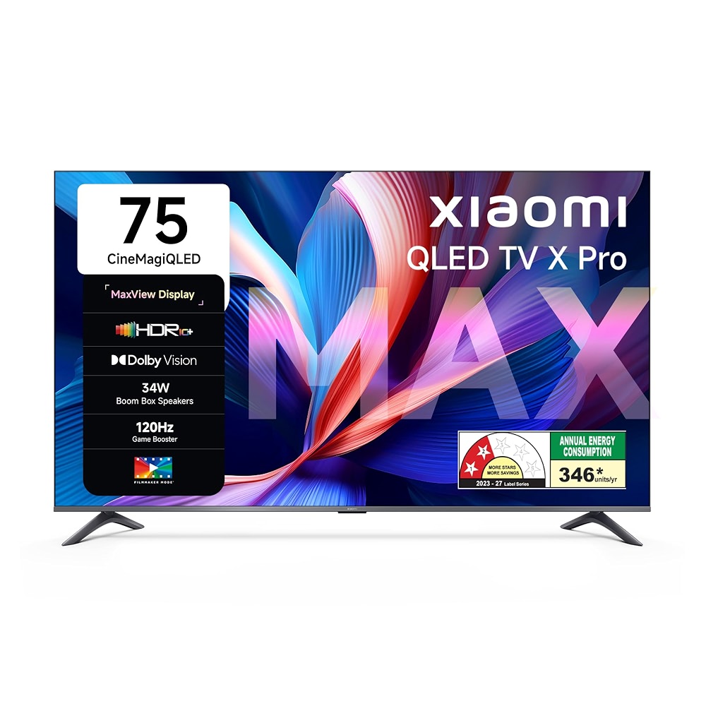 Xiaomi (189 cm) 75 inch Smartchoice X Pro 4K QLED | Dolby Vision