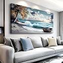 XIGUANGART Beach Large Canavs Wall Art Wall